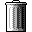 Animated trash can, 1,087 bytes